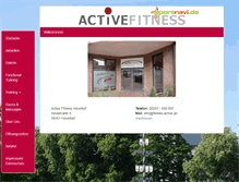 Tablet Screenshot of fitness-active.de